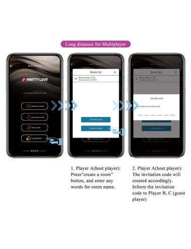 PRETTY LOVE - VIBRATORE ELETTROSHOCK HECTOR APP GRATUITA VIOLA