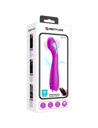 PRETTY LOVE - VIBRATORE ELETTROSHOCK HECTOR APP GRATUITA VIOLA