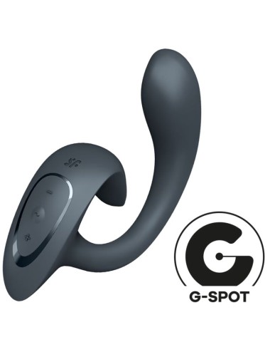 SATISFYER - G FOR GODDESS 1 VIBRATORE CONIGLIO GRIGIO SCURO
