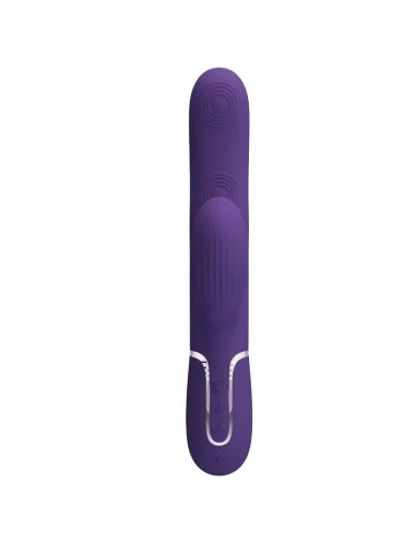 PRETTY LOVE - VIBRATORE PERLITA G-SPOT 3 IN 1 MULTIFUNZIONE VIOLA