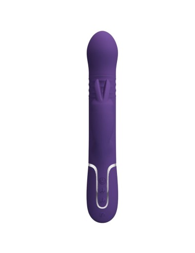 PRETTY LOVE - COALE VIBRATORE CONIGLIO CARBONE 4 EN 1 VIOLA