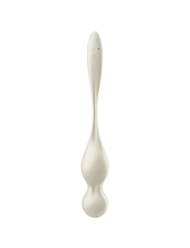 SATISFYER - LOVE BIRDS SFERE KEGEL VIBRANTI BIANCHE