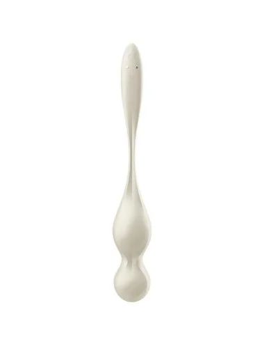 SATISFYER - LOVE BIRDS SFERE KEGEL VIBRANTI BIANCHE
