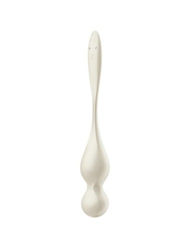 SATISFYER - LOVE BIRDS SFERE KEGEL VIBRANTI BIANCHE