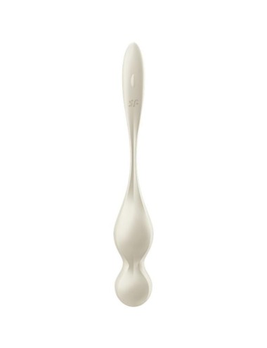 SATISFYER - LOVE BIRDS SFERE KEGEL VIBRANTI BIANCHE