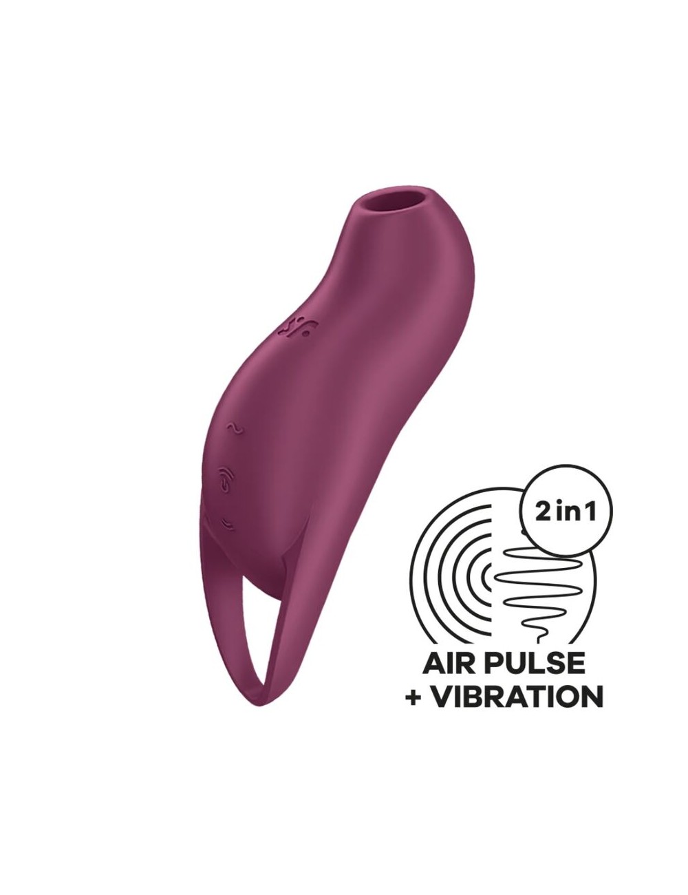 SATISFYER - POCKET PRO 1 STIMOLATORE CLITORIDE GRANATO SATISFYER - POCKET PRO 1 STIMOLATORE CLITORIDE GRANATO