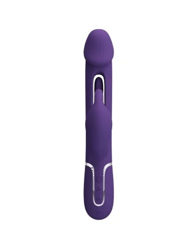 PRETTY LOVE - VIBRATORE DEJON RABBIT 3 IN 1 MULTIFUNZIONE VERDE ACQUA