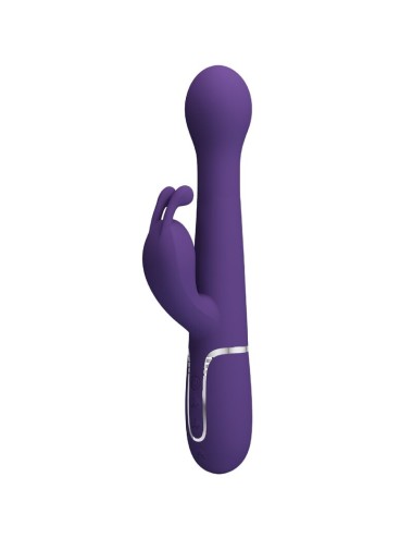 PRETTY LOVE - VIBRATORE DEJON RABBIT 3 IN 1 MULTIFUNZIONE VIOLA