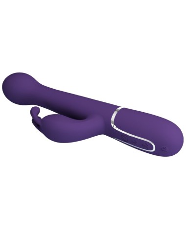 PRETTY LOVE - VIBRATORE DEJON RABBIT 3 IN 1 MULTIFUNZIONE VIOLA