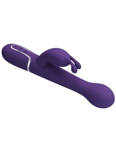 PRETTY LOVE - VIBRATORE DEJON RABBIT 3 IN 1 MULTIFUNZIONE VIOLA