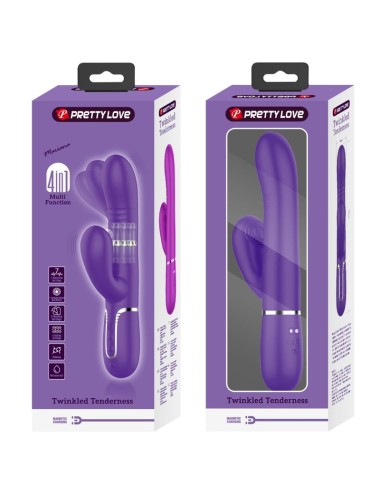 PRETTY LOVE - VIBRATORE MULTIFUNZIONE G-SPOT VIOLA