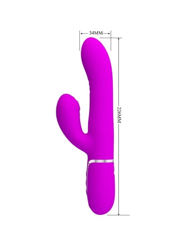 PRETTY LOVE - VIBRATORE MULTIFUNZIONE G-SPOT FUCSIA