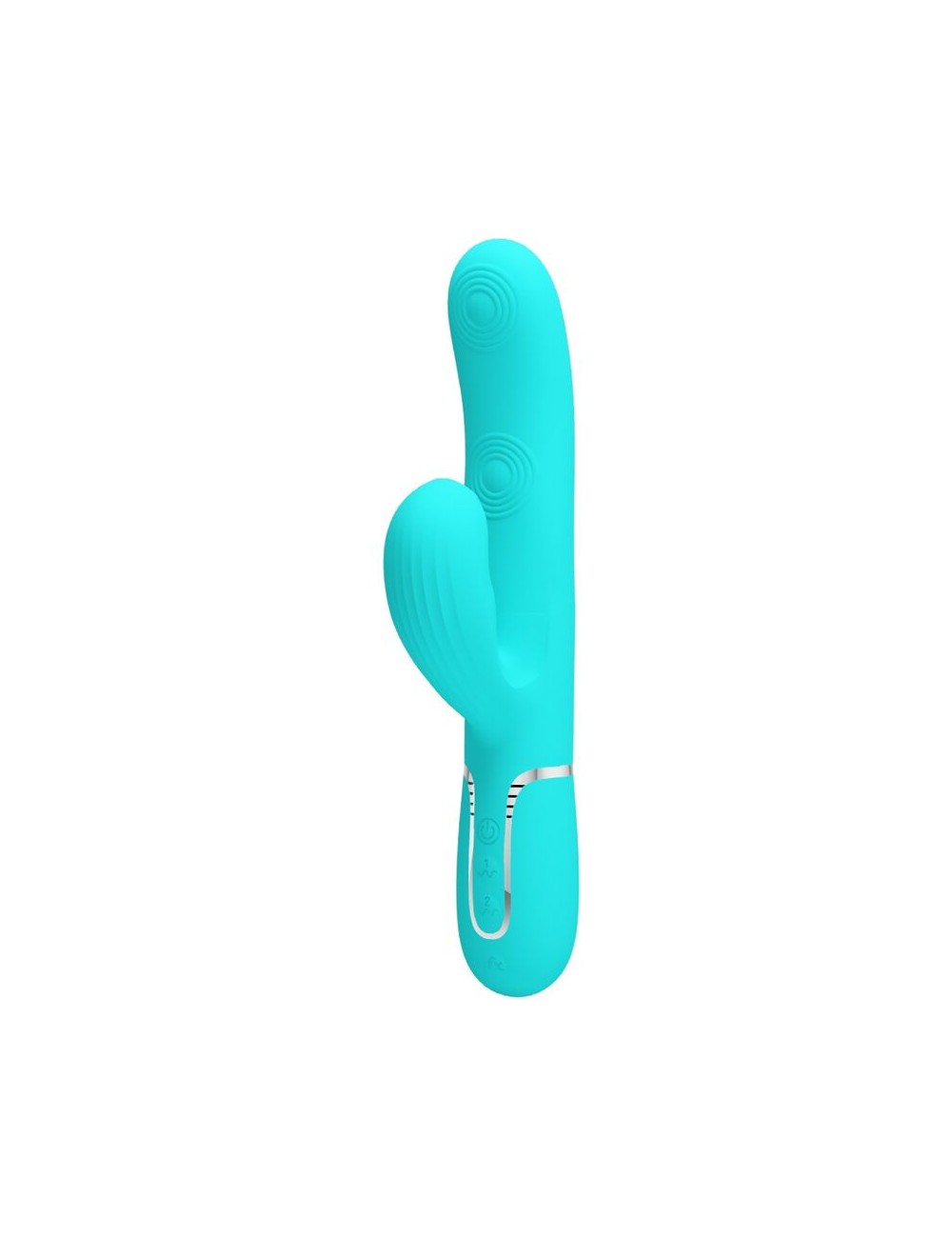 PRETTY LOVE - VIBRATORE MULTIFUNZIONE PERLITA 3 IN 1 G-SPOT VERDE ACQUA PRETTY LOVE - VIBRATORE MULTIFUNZIONE PERLITA 3 IN 1 G-SPOT VERDE ACQUA