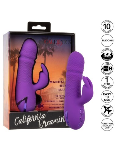 CALEXOTICS - VIBRATORE MANHATTAN BEACH MARVEL RABBIT VIOLA DI CALIFORNIA DREAMING