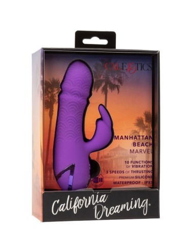 CALEXOTICS - VIBRATORE MANHATTAN BEACH MARVEL RABBIT VIOLA DI CALIFORNIA DREAMING