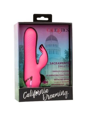 CALEXOTICS - VIBRATORE SACRAMENTO SWEETIE RABBIT PINK BY CALIFORNIA DREAMING