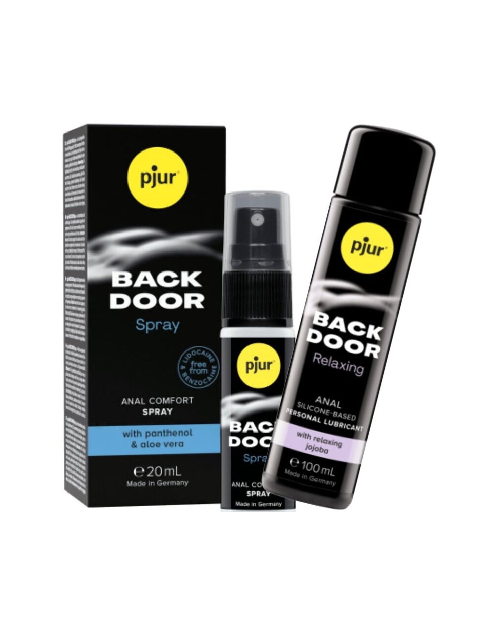 PJUR - BACK DOOR SET DI LUBRIFICANTE ANALE E SPRAY