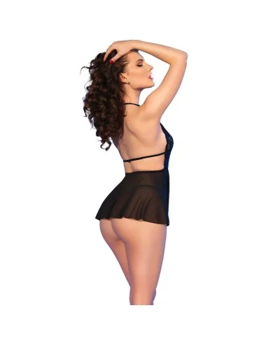 CHILIROSE - CR 4720 BABYDOLL E PERIZOMA NERO XL