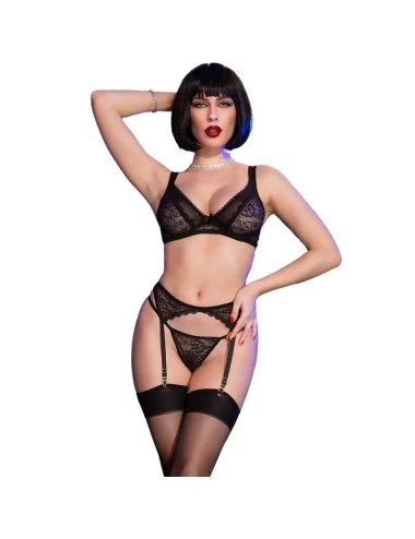CHILIROSE - CR 4692 SET QUATTRO PEZZI NERO M