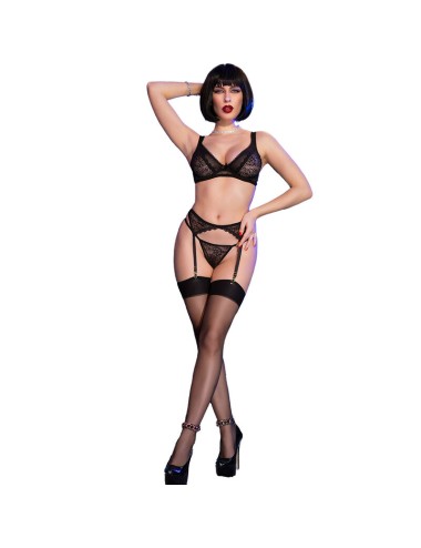 CHILIROSE - CR 4692 SET QUATTRO PEZZI NERO L
