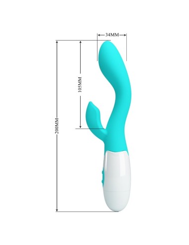 PRETTY LOVE - VIBRATORE BRIGHTY G-SPOT VERDE ACQUA
