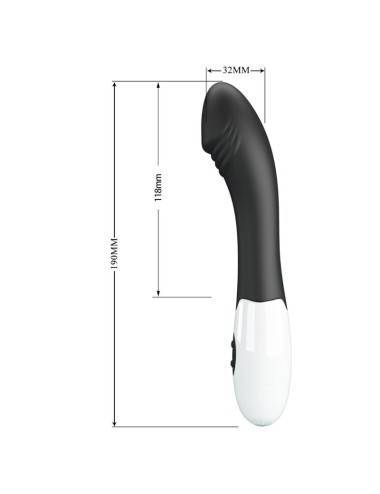 PRETTY LOVE - ELEMENTAL VIBRATORE G-SPOT 30 MODALIT NERO