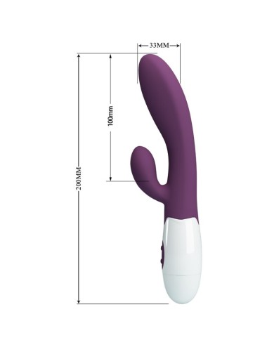 PRETTY LOVE - ALVIS VIBRATORE RABBIT E PUNTO G VIOLA
