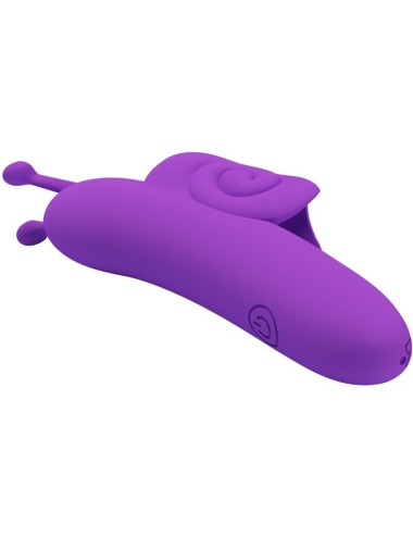PRETTY LOVE - SNAIL POTENTE STIMOLATORE DELLE DITA VIOLA