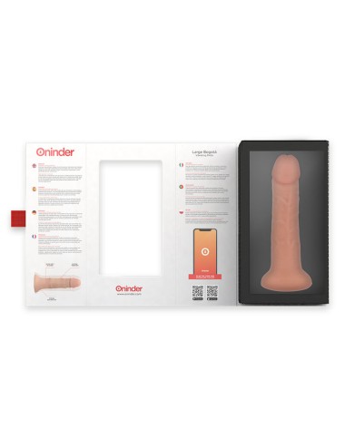 ONINDER - DILDO VIBRATORE GRANDE BOGOTÁ 9 VELOCITÀ NATURALE 22 CM -O- 4.5 CM - APP GRATUITA