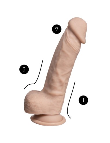 SILEXD - MODELLO 1 PENE REALISTICO PREMIUM SILEXPAN SILICONE 21.5 CM
