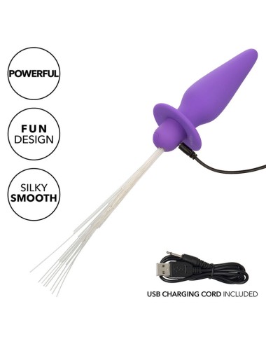 CALEXOTICS - SOUTHERN LIGHTS LIGHT UP PLUG ANALE 10 VIBRAZIONI SILICONE VIOLA
