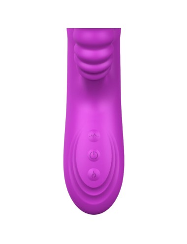ARMONY - ANGELIA VIBRATORE MULTIFUNZIONE DOPPIA LINGUA VIOLA EFFETTO CALORE
