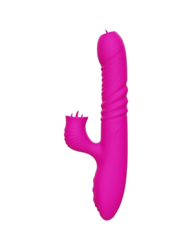 ARMONY - FANNY VIBRATORE MULTIFUNZIONE DOPPIA LINGUA FUCSIA EFFETTO CALORE
