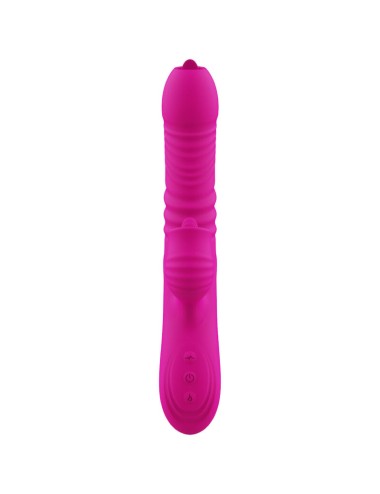 ARMONY - FANNY VIBRATORE MULTIFUNZIONE DOPPIA LINGUA FUCSIA EFFETTO CALORE