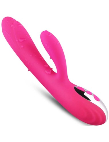 ARMONY - VIBRATORE E STIMOLATORE FLESSIBILE CON EFFETTO CALORE FUCSIA