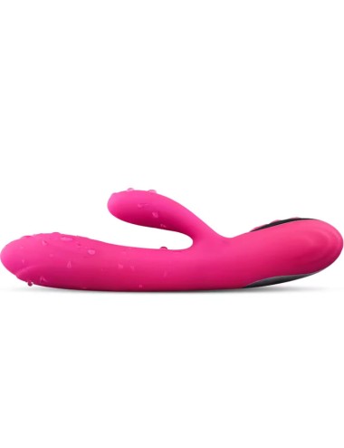 ARMONY - VIBRATORE E STIMOLATORE FLESSIBILE CON EFFETTO CALORE FUCSIA