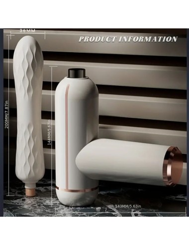 ARMONY - VIBRATORE FKING MACHINE REGOLABILE E AUTOMATICO BIANCO