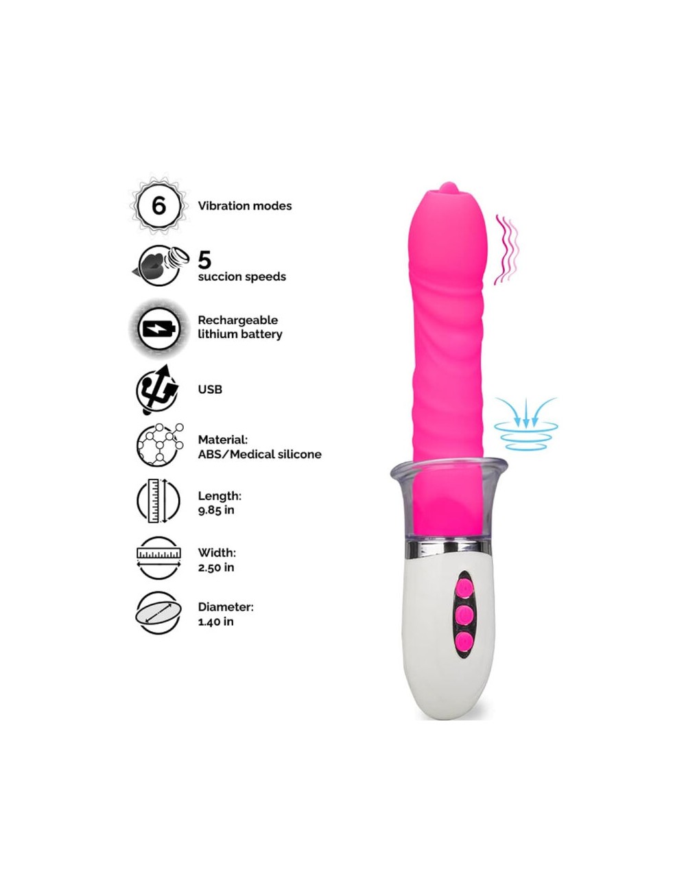 ARMONY - VIBRATORE LIBERTY E SPINTA CON LINGUA