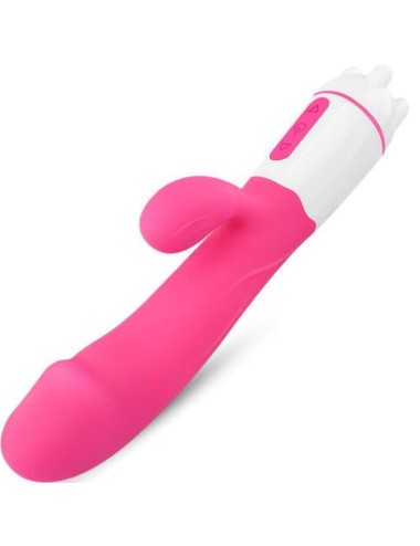 ARMONY - VIBRATORE HAPPY E STIMOLATORE FUCSIA RICARICABILE
