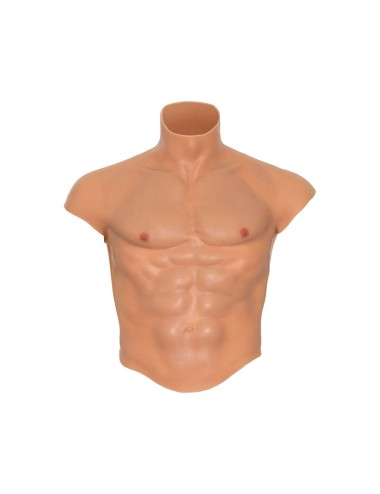 HIDDEN DESIRE - ALTER EGO SILICONE TORSO MASCHILE CAMICIA CON ABS FLESH