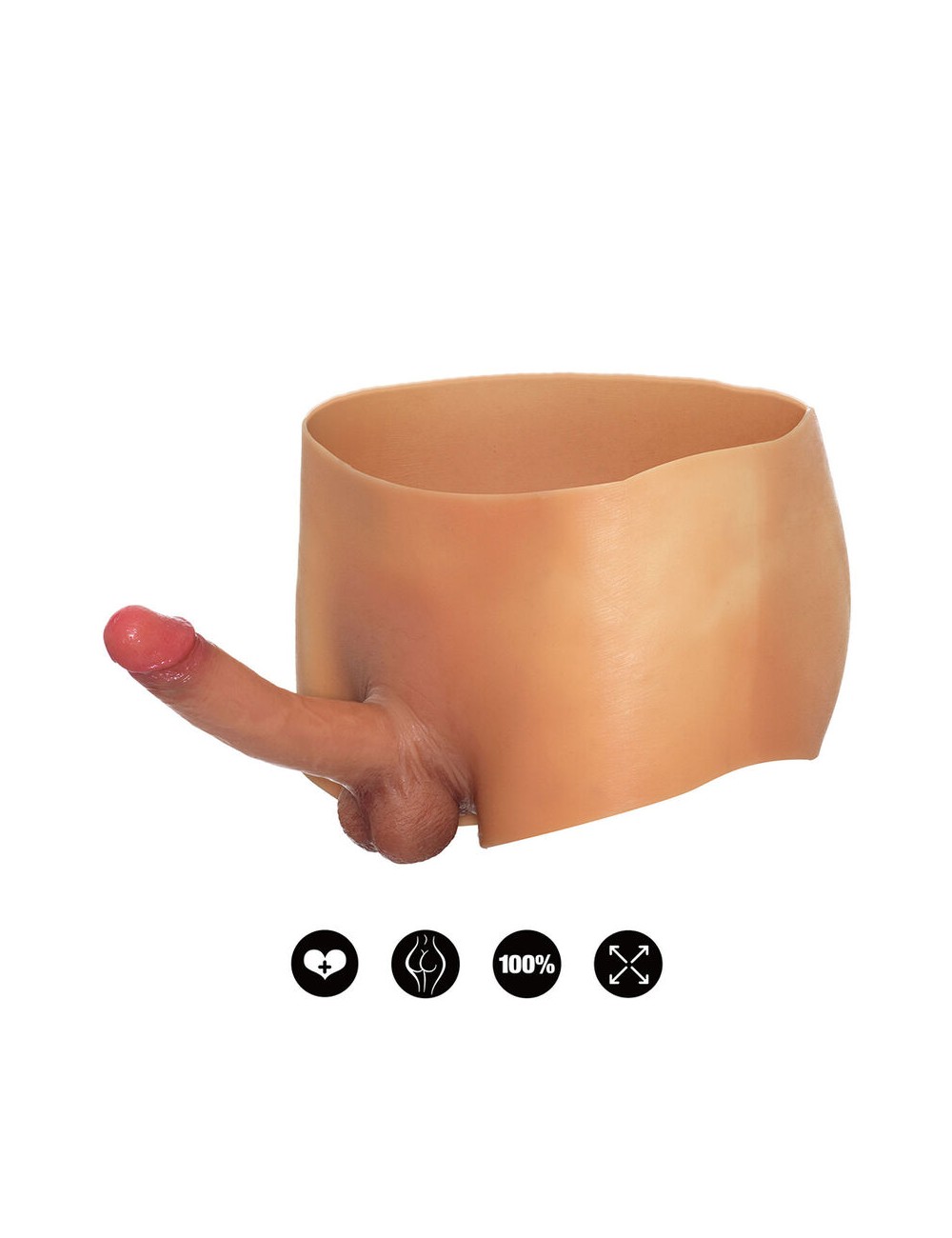 HIDDEN DESIRE - ALTER EGO BOXERSHOT CON PENE 18 CM TAGLIA L HIDDEN DESIRE - ALTER EGO BOXERSHOT CON PENE 18 CM TAGLIA L