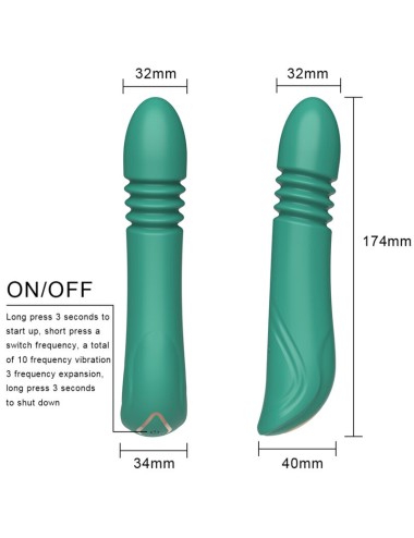 ARMONY - VIBRATORE E SPINTA VERDE G-SPOT