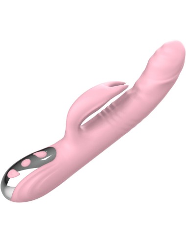 ARMONY - VIBRATORE COMPLETAMENTE FINGER RABBIT ROSA EFFETTO CALORE