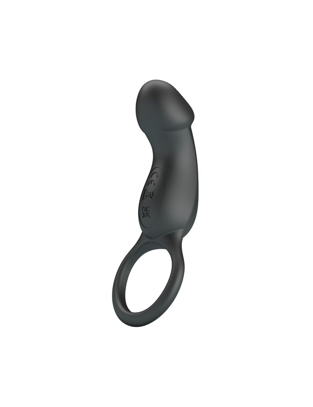 PRETTY LOVE - TRAE ANELLO VIBRANTE CON STIMOLATORE NERO