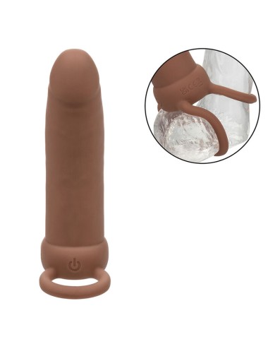 CALEXOTICS - MAXX THICK DUAL PENETRATOR 10 VIBRAZIONI MARRONE
