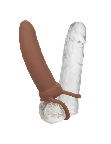 CALEXOTICS - MAXX THICK DUAL PENETRATOR 10 VIBRAZIONI MARRONE