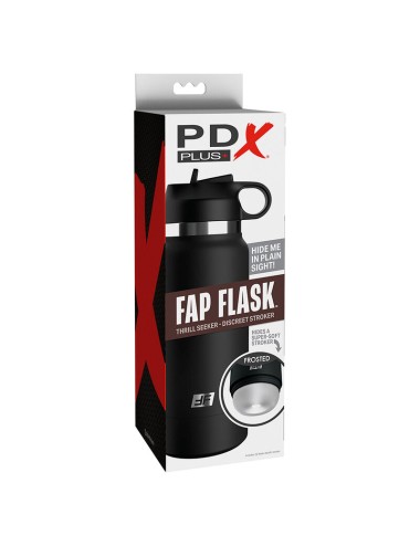 PDX PLUS - FAP FLASK BOTTLE DISCRET STROKER MODELLO TRASPARENTE 1