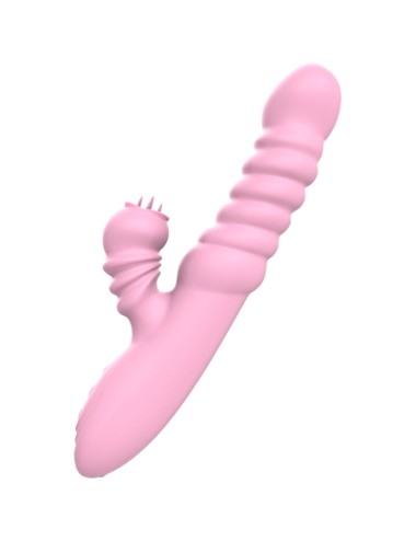 ARMONY - VIBRATORE MULTIFUNZIONE CON LINGUA STIMOLANTE EFFETTO CALORE ROSA