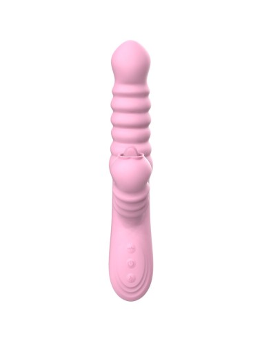 ARMONY - VIBRATORE MULTIFUNZIONE CON LINGUA STIMOLANTE EFFETTO CALORE ROSA