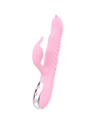 ARMONY - VIBRATORE MARCIA E SPINTA DOPPIA LINGUA EFFETTO CALORE ROSA